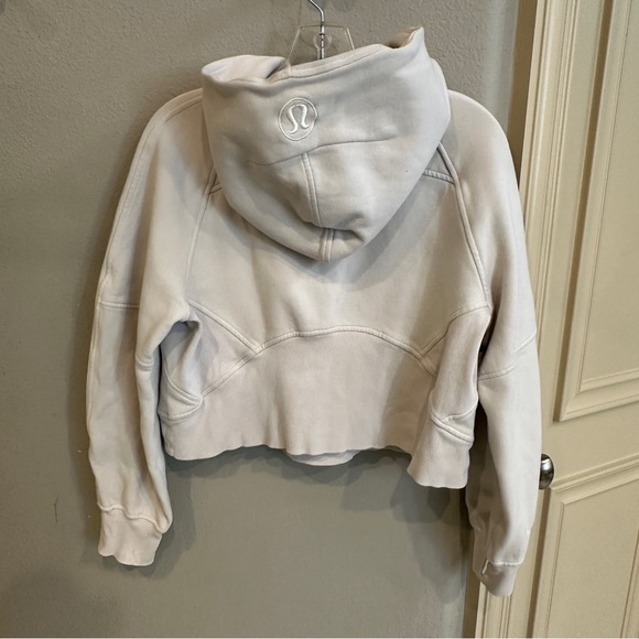 Lululemon Scuba Half-Zip Hoodie Light Neutral Beige XS/S - Picture 3 of 5